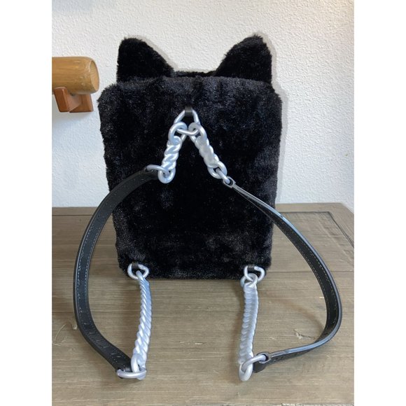 Na! Na! Na! Surprise Doll Fuzzy Black Kitty Cat Backpack NaNaNa “Case Only” - Picture 3 of 10